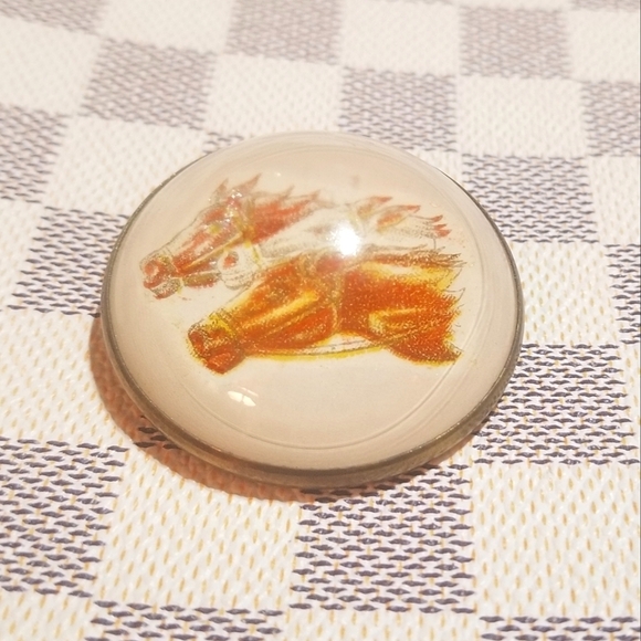 Victorian Bridle Rosette Brooch Antique - Picture 6 of 7